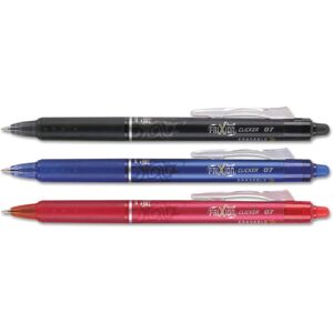 Pilot FriXion Clicker Erasable Gel Ink Retractable Pen Assorted Ink.7mm 3/Pack Pilot FriXion Clicker Erasable Gel Ink Retractable Pen Assorted Ink.7mm 3/Pack
