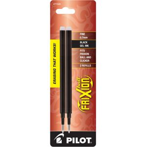 PILOT FriXion Gel Ink Refills for Erasable Pens Fine Point Black Ink 2-Pack ( PILOT FriXion Gel Ink Refills for Erasable Pens Fine Point Black Ink 2-Pack (