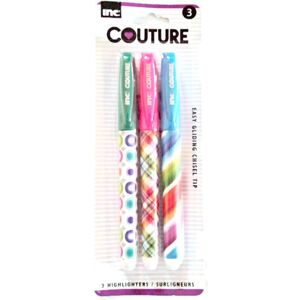 Juicy Couture Couture Fashion Highlighters 3 Highlighters Juicy Couture Couture Fashion Highlighters 3 Highlighters