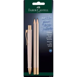 Faber Castell Pale Rose 241123 Writing Set with Poly Ball Urban Ballpoint Pen an Faber Castell Pale Rose 241123 Writing Set with Poly Ball Urban Ballpoint Pen an