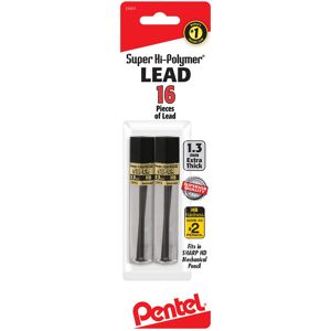 PentelCH13BPHB2 Super Hi-Polymer Lead Refill (1.3mm) HB 8Pcs/Tube 2Pk PentelCH13BPHB2 Super Hi-Polymer Lead Refill (1.3mm) HB 8Pcs/Tube 2Pk
