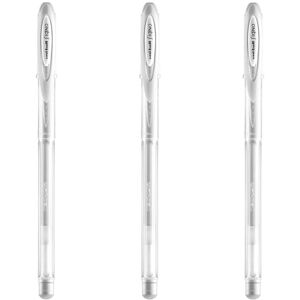 Uni-Ball Signo Angelic UM-120AC Gel Ink Pen 0.7 mm White Ink 3 Pens per Pack Uni-Ball Signo Angelic UM-120AC Gel Ink Pen 0.7 mm White Ink 3 Pens per Pack