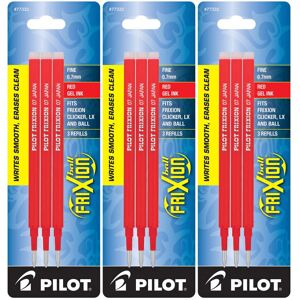 Pilot Gel Ink Refills for FriXion Erasable Gel Ink Pen Fine Point Red Ink Tot Pilot Gel Ink Refills for FriXion Erasable Gel Ink Pen Fine Point Red Ink Tot