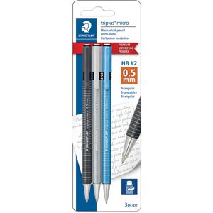 Staedtler triplus micro 0.5mm Lead Retractable Mechanical Pencil with Twist Eras Staedtler triplus micro 0.5mm Lead Retractable Mechanical Pencil with Twist Eras