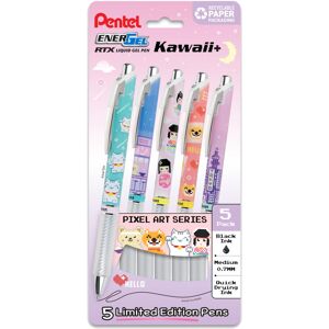 Pentel EnerGel RTX Liquid Gel Pen Kawaii Tokyo Designs (0.7mm) Medium Line B Pentel EnerGel RTX Liquid Gel Pen Kawaii Tokyo Designs (0.7mm) Medium Line B