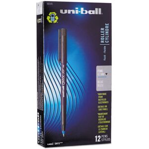 Uni-Ball Sanford Uniball Onyx Roller Stick Pen 0.7mm Fine Blue Ink Dozen (60145) Uni-Ball Sanford Uniball Onyx Roller Stick Pen 0.7mm Fine Blue Ink Dozen (60145)
