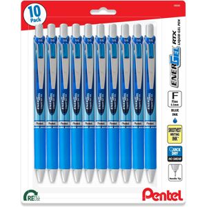 Pentel Energel 0.5 mm Needle Tip Pens - Rtx Retractable Liquid Gel Pen - Blue In Pentel Energel 0.5 mm Needle Tip Pens - Rtx Retractable Liquid Gel Pen - Blue In