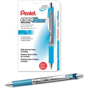Pentel EnerGize Mechanical Pencil (0.7mm) Sky Blue Accents Box of 12 (PL77S) Pentel EnerGize Mechanical Pencil (0.7mm) Sky Blue Accents Box of 12 (PL77S)
