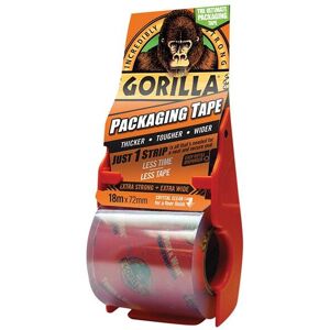 Gorilla Glue Gorilla Packaging Tape 72mm X 18m Dispenser Gorilla Glue Gorilla Packaging Tape 72mm X 18m Dispenser