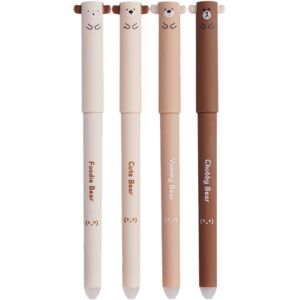 Unbranded (Food Bear) Erasable Gel Pens Erasable Black Gel Ink Pens, Fine Point 0.5mm Cu Unbranded (Food Bear) Erasable Gel Pens Erasable Black Gel Ink Pens, Fine Point 0.5mm Cu