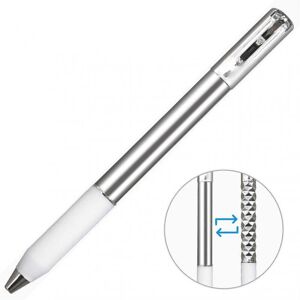 Unbranded (Silver) Crinkle Textured Sensory Pen With Gel Ink Retractable Quick Dry Gel Pen Unbranded (Silver) Crinkle Textured Sensory Pen With Gel Ink Retractable Quick Dry Gel Pen