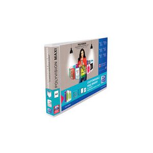 Elba Polyvision A3 Maxi Landscape Clear 30mm 4 D-Ring Presentation Binder (Pack Elba Polyvision A3 Maxi Landscape Clear 30mm 4 D-Ring Presentation Binder (Pack