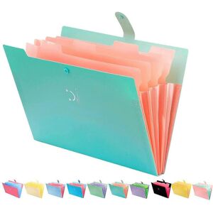 Unbranded Expanding File Folder, Cute Folder for Important Documents 5 Pocket Folder Organ Unbranded Expanding File Folder, Cute Folder for Important Documents 5 Pocket Folder Organ
