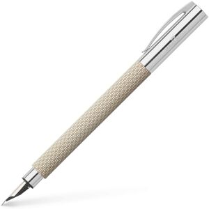 Faber Castell Ambition OpArt 149622 Fountain Pen Nib Width EF White Sand Pack of Faber Castell Ambition OpArt 149622 Fountain Pen Nib Width EF White Sand Pack of
