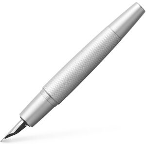 Faber Castell E-motion M Fountain Pen - Pure Silver,148670 Faber Castell E-motion M Fountain Pen - Pure Silver,148670
