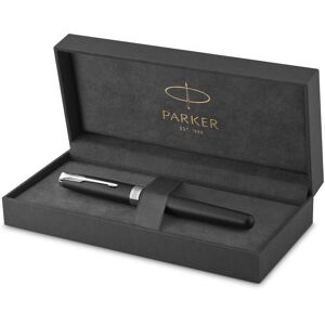 Parker Sonnet Fountain Pen Matte Black Lacquer with Palladium Trim Fine Nib Parker Sonnet Fountain Pen Matte Black Lacquer with Palladium Trim Fine Nib