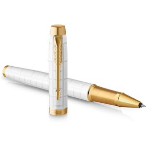 Parker IM Rollerball Pen Premium Pearl Lacquer with Gold Trim Fine Point wit Parker IM Rollerball Pen Premium Pearl Lacquer with Gold Trim Fine Point wit
