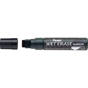 Pentel SMW56-A Chalk Markers Wet Erase Jumbo Chisel Tip 3.5-10.5 mm Black Pentel SMW56-A Chalk Markers Wet Erase Jumbo Chisel Tip 3.5-10.5 mm Black