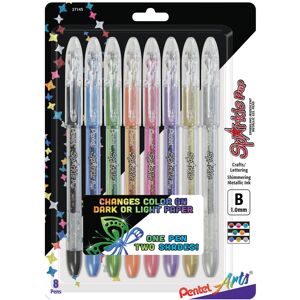 Pentel ARTS Sparkle POP Gel Pen, Assorted Colors, 8 Count (Pack of 1) Pentel ARTS Sparkle POP Gel Pen, Assorted Colors, 8 Count (Pack of 1)