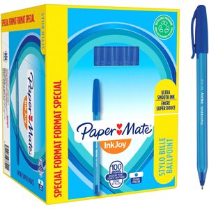Paper Mate InkJoy 100ST Ballpoint Pens Medium Point (1.0 Mm) Blue 100 Coun Paper Mate InkJoy 100ST Ballpoint Pens Medium Point (1.0 Mm) Blue 100 Coun
