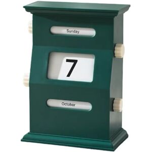neznačkové Desk Retro Calendar Blocks Desk Date Display Desk Decorations Green neznačkové Desk Retro Calendar Blocks Desk Date Display Desk Decorations Green
