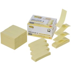 3M Post-it 5001POP-Y Sticky Notes Pop-Up Refill Yellow 3.0 x 1.0 inches (75 x 2 3M Post-it 5001POP-Y Sticky Notes Pop-Up Refill Yellow 3.0 x 1.0 inches (75 x 2