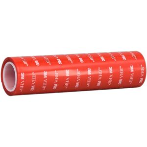 3M VHB 4910 Heavy Duty Mounting Tape - 12 in. x 15 ft. Transparent Double Sided 3M VHB 4910 Heavy Duty Mounting Tape - 12 in. x 15 ft. Transparent Double Sided