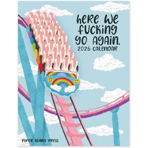 Unbranded 2026 Here We Go Calendar Creative Color Illustrated Anniversary Blue Roller Coas Unbranded 2026 Here We Go Calendar Creative Color Illustrated Anniversary Blue Roller Coas