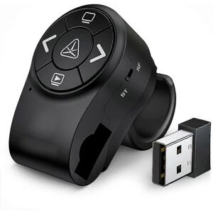 Kikidex (As show, One size) Bluetooth Wireless Presenter, Rf 2.4ghz Presentation Clicker Kikidex (As show, One size) Bluetooth Wireless Presenter, Rf 2.4ghz Presentation Clicker