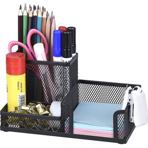 Unbranded (As show, One size) Black Mesh Metal Desk Organizer With Pen Holder, Desk Pen Ho Unbranded (As show, One size) Black Mesh Metal Desk Organizer With Pen Holder, Desk Pen Ho