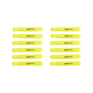 Amazon Basics Tank Style Highlighters - Chisel Tip, Yellow, 12-Pack Amazon Basics Tank Style Highlighters - Chisel Tip, Yellow, 12-Pack