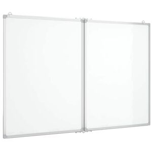 (120 x 100 x 1.7 cm) vidaXL Magnetic Whiteboard Foldable Writing Dry Erase White (120 x 100 x 1.7 cm) vidaXL Magnetic Whiteboard Foldable Writing Dry Erase White