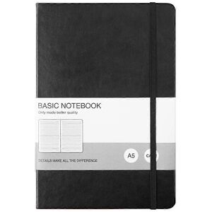 Unbranded (Brown, One size) A5 128 Sheets Premium Soft Cover Notebook Journal Lined Journa Unbranded (Brown, One size) A5 128 Sheets Premium Soft Cover Notebook Journal Lined Journa