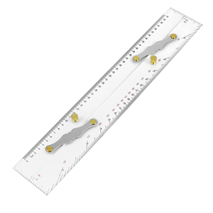 Saudism Marine Parallel Ruler Clear Scales, 450MM, Nautical Charts Saudism Marine Parallel Ruler Clear Scales, 450MM, Nautical Charts