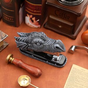 CLOSKYE (dragon head stapler) Resin Dragon Head Stapler Iron Creative Office Station CLOSKYE (dragon head stapler) Resin Dragon Head Stapler Iron Creative Office Station
