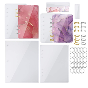 Unbranded Large Notebook Cover Epoxy Resin Molds A4,A5,A6,A7 Binder Rings Kit Unbranded Large Notebook Cover Epoxy Resin Molds A4,A5,A6,A7 Binder Rings Kit