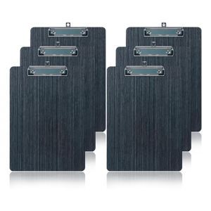Saudism 6 Pack Clipboard, Wooden Clipboard Clip Board, A5 Letter Size Memo Clipboards, W Saudism 6 Pack Clipboard, Wooden Clipboard Clip Board, A5 Letter Size Memo Clipboards, W