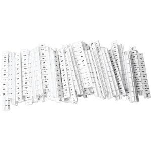 Unbranded 100Pcs Terminal Marker Strip Blocks Labels Marking Unbranded 100Pcs Terminal Marker Strip Blocks Labels Marking