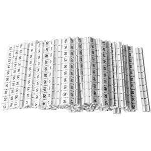 Unbranded 100Pcs Terminal Block Marking Label 91‑100 Nylon Unbranded 100Pcs Terminal Block Marking Label 91‑100 Nylon