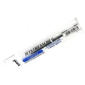 Uni-Ball Set of 12 Refills for Jetstream Rollerball SXR10 Medium 1mm Blue Uni-Ball Set of 12 Refills for Jetstream Rollerball SXR10 Medium 1mm Blue