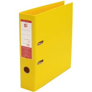 5 Star Office Premium Lever Arch File A4 Yellow (Pack of 10) 5 Star Office Premium Lever Arch File A4 Yellow (Pack of 10)