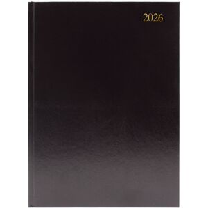 5 Star Desk Diary Week To View A5 Black 2026 5 Star Desk Diary Week To View A5 Black 2026