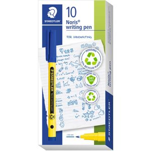 STAEDTLER 307-3 Noris Handwriting Pen - Blue (Box of 10) STAEDTLER 307-3 Noris Handwriting Pen - Blue (Box of 10)