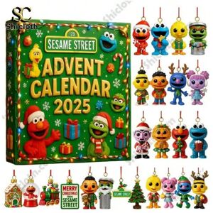 DQ LTD (2025 Sesame Street Christmas Advent Calendar Blind Box, 26*18*3cm) Sesame Stree DQ LTD (2025 Sesame Street Christmas Advent Calendar Blind Box, 26*18*3cm) Sesame Stree