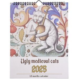 Unbranded For Medieval Cat Calendar 2025 Strange Medieval Cats Wall Calendar Unbranded For Medieval Cat Calendar 2025 Strange Medieval Cats Wall Calendar