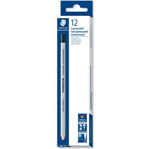 STAEDTLER 108-9 Lumocolor Omnichrom Non-Permanent Pencil - Black (Box of 12) STAEDTLER 108-9 Lumocolor Omnichrom Non-Permanent Pencil - Black (Box of 12)