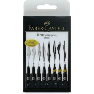 Faber Castell Wallet Pitt Pen Nibs Art Set, Assorted Faber Castell Wallet Pitt Pen Nibs Art Set, Assorted