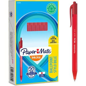 Paper Mate InkJoy 100RT Retractable Ballpoint Pens Medium Point (1.0mm) Red Paper Mate InkJoy 100RT Retractable Ballpoint Pens Medium Point (1.0mm) Red