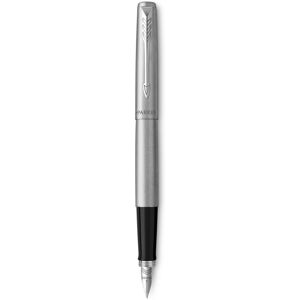 Parker Jotter Fountain Pen Stainless Steel with Chrome Trim Medium Nib Han Parker Jotter Fountain Pen Stainless Steel with Chrome Trim Medium Nib Han