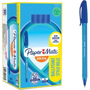 Paper Mate InkJoy 100ST Ballpoint Pens Medium Point (1.0 mm) Blue 50 Count Paper Mate InkJoy 100ST Ballpoint Pens Medium Point (1.0 mm) Blue 50 Count